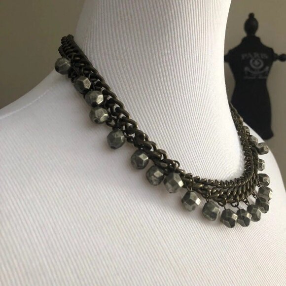 American Eagle Double Chain Dangle Necklace - Picture 3 of 7